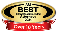 AM Best Client Reccommended Attorneys 2024 | Over 10 Years
